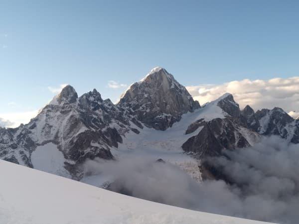 vista desde la ascension al Manaslu Himalaya