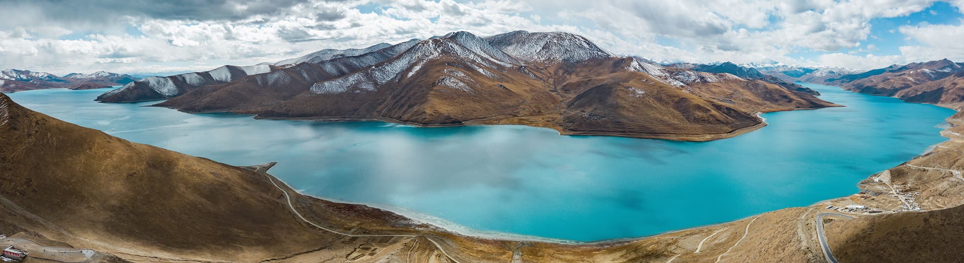 Viaje-al-Tibet-lago-Yamdrok,-himalaya