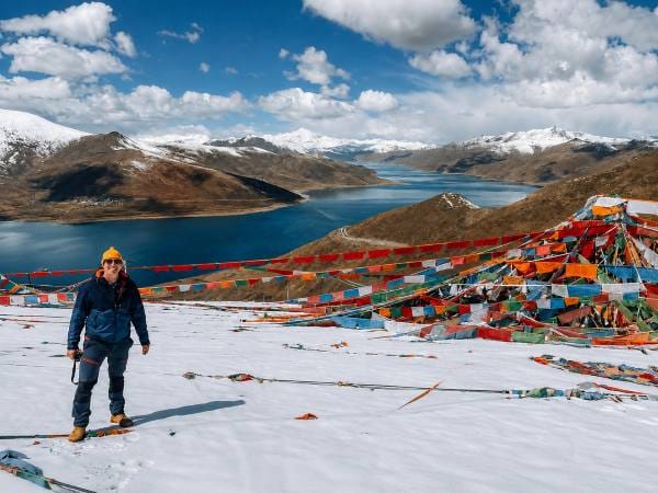 Lago Yamdrok el gran viaje al Tibet